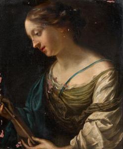 de LESTIN Jacques 1597-1661,Femme tenant un crucifix,Millon & Associés FR 2018-06-13