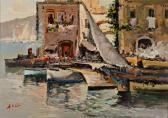 DE LISI A,bord de lac d'Italie,Dogny Auction CH 2012-11-27