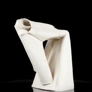 DE LORENZO Daniela 1959,White Ceramic Dress,2000,Ripley Auctions US 2019-03-30