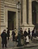 de LOS RIOS Ricardo 1847-1929,Le Pavillon Mollien au Louvre,1878,Christie's GB 2007-06-20