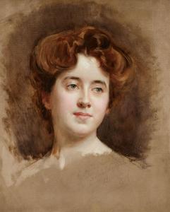 de MADRAZO Y GARRETA Raimundo,Portät von Miss Elsie Woodbury Brown,1898,Lempertz 2023-11-18