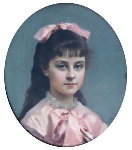 de MADRAZO Y GARRETA Raimundo 1841-1920,Portrait de Mathilde PILLET-WILL,Bayeux Encheres 2023-04-10