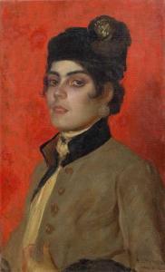 De MADRAZO Y GARRETA Ricardo 1852-1917,Portrait of a lady,Galerie Koller CH 2022-04-01