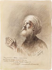 de MANGO Leonardo 1843-1930,At Prayer,1911,Sotheby's GB 2023-04-25