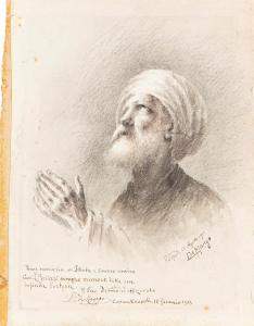 de MANGO Leonardo 1843-1930,Figura virile con turbante,1911,Finarte IT 2022-11-10
