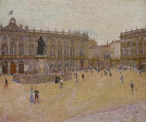de MEIXMORON DE DOMBASLE Charles 1839-1918,Die Place Stanisla in Nancy,Van Ham DE 2021-06-02