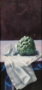 de MENOCAL Richard 1919,Still Life with Artichoke,Skinner US 2009-05-15