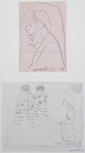 de MESQUITA Samuel Jessurun,The man with two faces; Three figures,1921,Venduehuis 2019-11-14