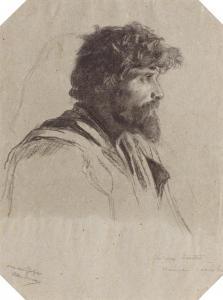 de MEURON Albert 1823-1897,Portrait of Giuseppe Zanotti,1860,Galerie Koller CH 2018-06-26