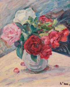 de MEURON Louis 1868-1949,Bouquet de fleurs,Beurret Bailly Widmer Auctions CH 2024-03-20