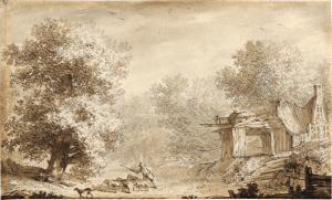 de MEYER Hendrick II 1737-1793,Landschaft mit einem Hirten und einem rastende,1766,Galerie Bassenge 2022-06-03