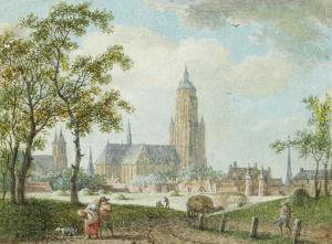 de MEYER Hendrick II 1737-1793,View of Arnhem,1787,Lempertz DE 2022-05-21