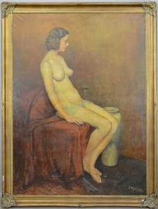 de MEYER Jacob 1798-1884,Femme nue,Rops BE 2016-10-09