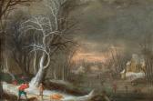 de MOMPER Frans 1603-1660,A winter landscape with woodcutters,Palais Dorotheum AT 2017-04-25