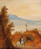 de MOMPER Joos 1564-1635,A landscape with horsemen,Palais Dorotheum AT 2018-12-11