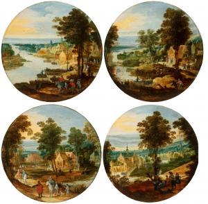 de MOMPER Philippe I 1598-1634,Paysage avec un port,Sotheby's GB 2023-11-14