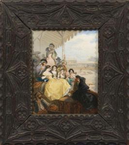 DE MONTAUT Gabriel 1798,Scène de Tauromachie,1851,Digard FR 2012-03-23