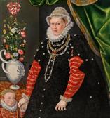 DE MONTE Jakob 1587-1593,Doppelporträt, Freiin von Rottal und ihre drei,1589,im Kinsky Auktionshaus 2012-06-19