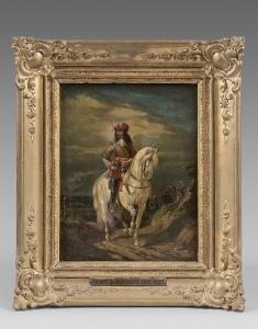 DE MONTPEZAT Henri d Ainecy, Cte 1817-1859,Cavalier sur un cheval gris,Beaussant-Lefèvre 2022-10-14