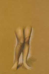 DE MORGAN Evelyn 1855-1919,STUDY OF A PAIR OF LEGS, POSSIBLY FOR HELEN OF TRO,Sotheby's 2014-12-10