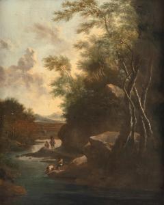 DE MOUCHERON Frederick 1633-1686,Rocky river landscape,Nagel DE 2023-11-08