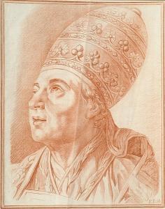 de NEUFFORGE Jean François 1714-1791,Bust portrait of a Pope,Bonhams GB 2005-02-08