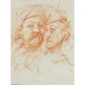 de NEUFFORGE Jean François 1714-1791,Two males conversing,19th century,Eastbourne GB 2019-05-09
