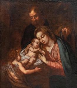 De NEVE Franz 1606-1681,Die Heilige Familie mit dem Johannesknaben,Palais Dorotheum AT 2023-11-22