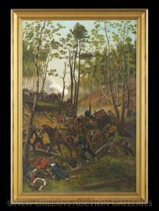 DE NEVERS Lorenzo 1877-1967,The Fallen Soldiers,1898,New Orleans Auction US 2016-01-24