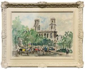 de NEYRAC Guy 1900-1950,Place Saint-Sulpice Paris,Clars Auction Gallery US 2020-08-08