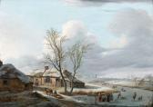 de NOTER Pierre François 1779-1843,Paysage d'hiver ave,1824,Artcurial | Briest - Poulain - F. Tajan 2012-06-19