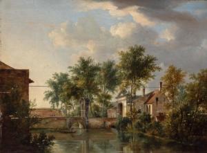 de NOTER Pierre François 1779-1843,View of a Dutch Canal,William Doyle US 2019-05-22