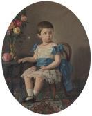 de OJEDA Y SILES Manuel 1835-1904,Retrato de niña,Subastas Segre ES 2017-12-12