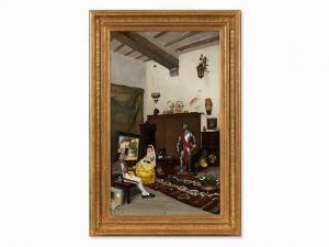 DE OLIVEIRA Ricardo,The Painter’’s Studio,1872,Auctionata DE 2016-09-26