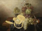 de PAEP Thomas 1628-1670,A split melon, lemon, grapes, figs and other fruit,Bonhams GB 2015-07-08