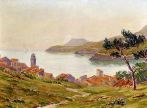 DE PALEZIEUX Pierre 1886-1980,Blick auf das Künstlerdorf Collioure,Zofingen CH 2018-11-22