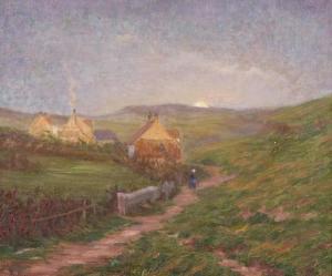 DE PALEZIEUX Pierre 1886-1980,Maisons dans la vallée,Julien Debacker FR 2018-02-17