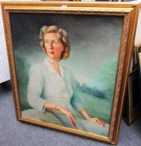 DE PAOLI A,Portrait of a lady,1954,Bellmans Fine Art Auctioneers GB 2013-03-20