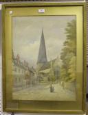 de PARIS George 1829-1911,Horsham Church, Sussex,Tooveys Auction GB 2017-05-17