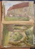 de PARIS George 1829-1911,Sussex topography, mostly churches,Gorringes GB 2016-02-23