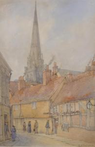 de PARIS George 1829-1911,West Pallant Chichester,1896,John Nicholson GB 2020-07-17