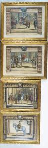 de PASSE Crispijn II 1597-1670,Vier Darstellungen aus der Pariser Reitakademi,1627,Palais Dorotheum 2022-04-14