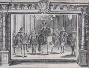 de PASSE Crispijn II 1597-1670,Zwei Darstellungen aus der Pariser Reitakademi,1625,Palais Dorotheum 2024-03-26