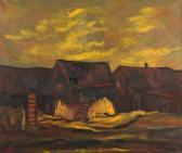 de PAUW Gabriel, Gaby 1924-2000,Landscape with farmhouse,Bernaerts BE 2009-09-21
