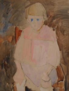 de PAUW Jef 1894-1947,Fillette assise,Brussels Art Auction BE 2019-02-05