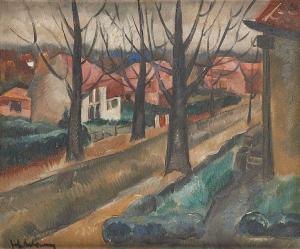 de PAUW Jef 1894-1947,Rue en automne,Horta BE 2020-02-17