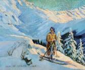 DE PERELMA Ossy 1876-1949,Le skieur,Aguttes FR 2011-04-02