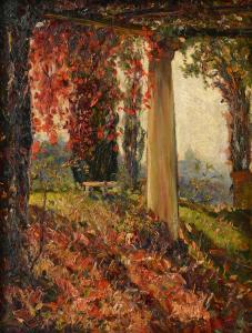 DE PETRIS Giovanni,Vista del Monte Cappuccini dal parco Colletta di T,1921,Meeting Art 2024-01-17