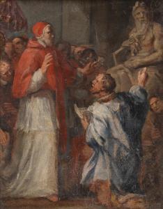 de PIETRI Pietro Antonio,Pope Paul III visiting the studio of Michelangelo ,Bonhams 2022-09-14