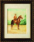de PINA José Salomé 1830-1909,Dama a caballo,1865,Morton Subastas MX 2010-01-21